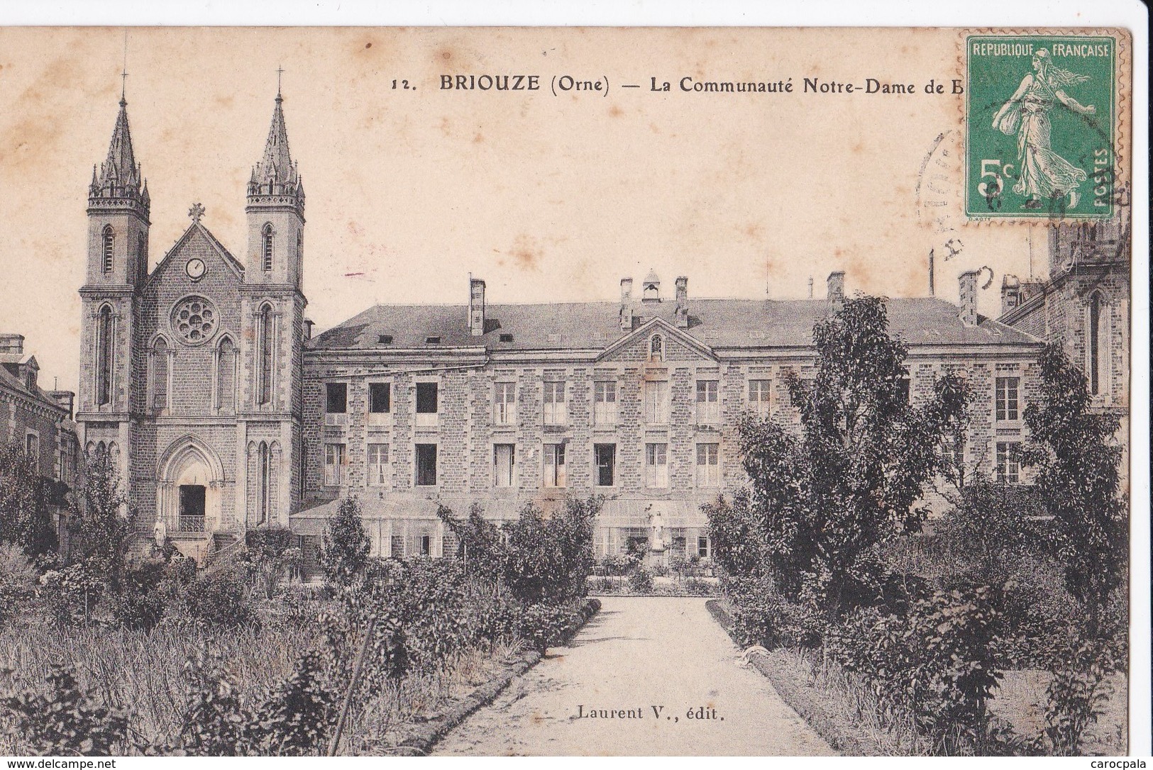 Carte 1910 BRIOUZE / LA COMMUNAUTE NOTRE DAME - Briouze