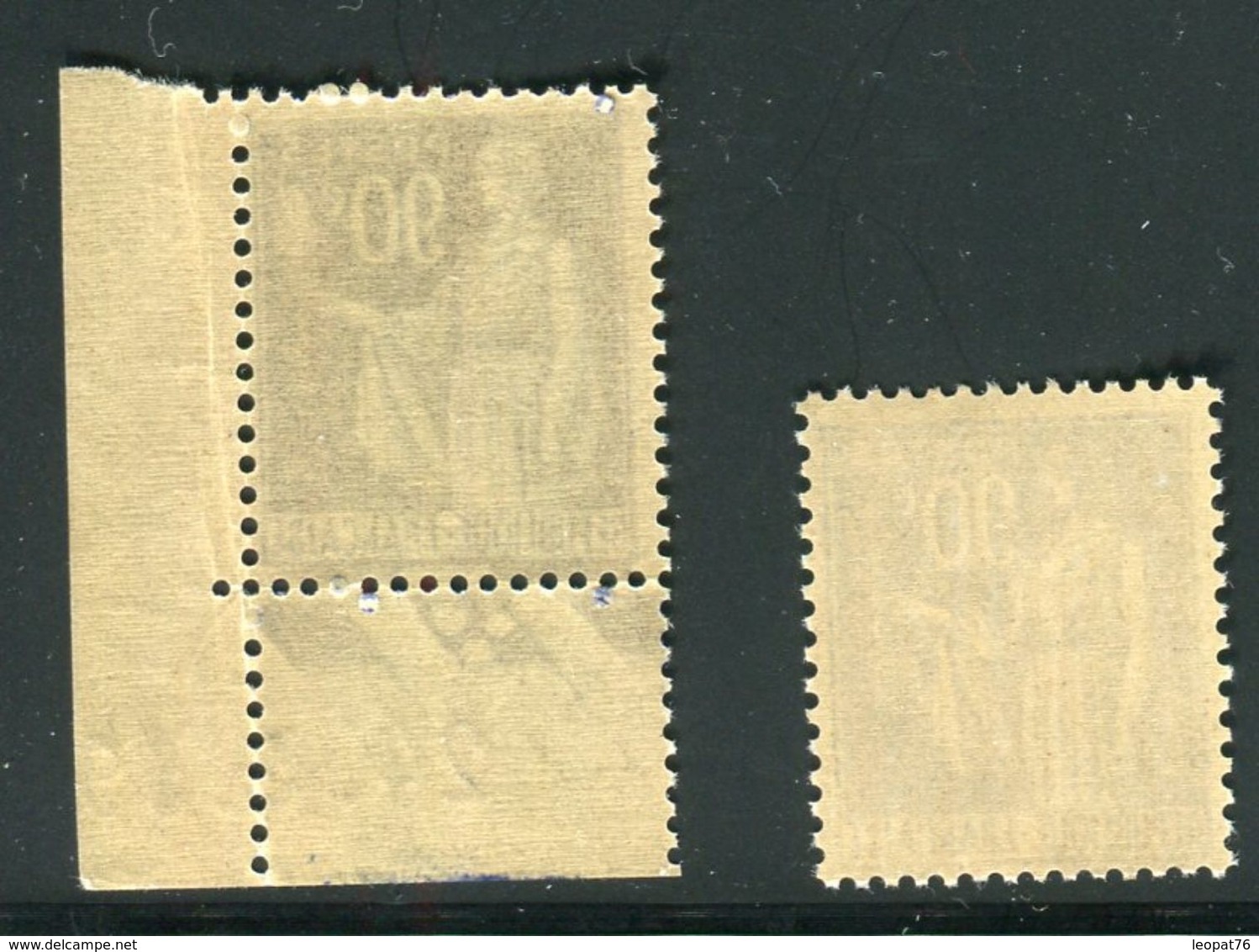 France - N°369 , Variété, 1 Exemplaire Très Foncé + 1 Normal ,neufs Luxe - Ref V349 - Ongebruikt