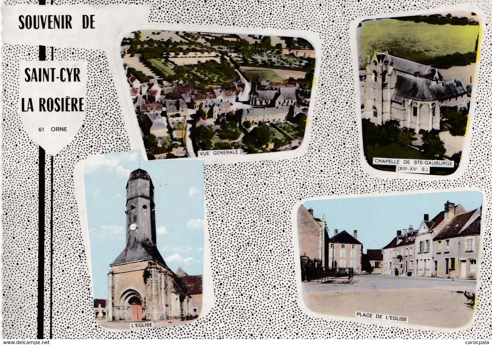 Carte 1960 SOUVENIR DE SAINT CYR LA ROSIERE / MULTIVUES - Autres & Non Classés