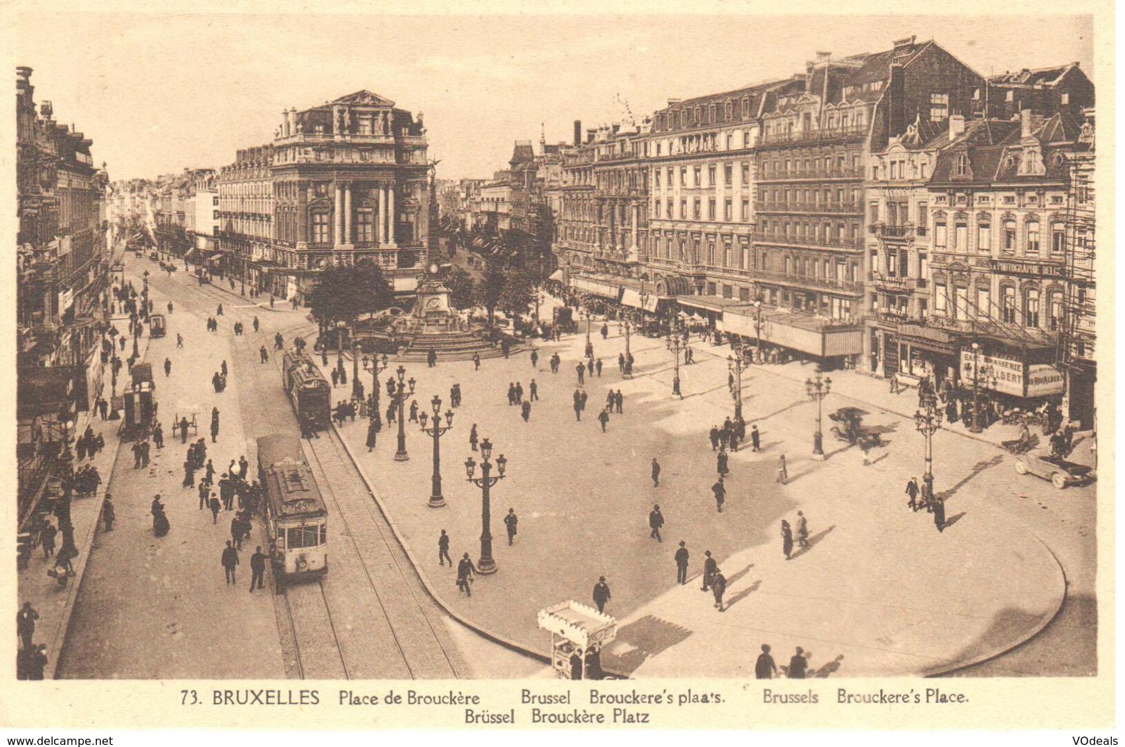 Bruxelles - CPA - Place De Brouckère - Places, Squares