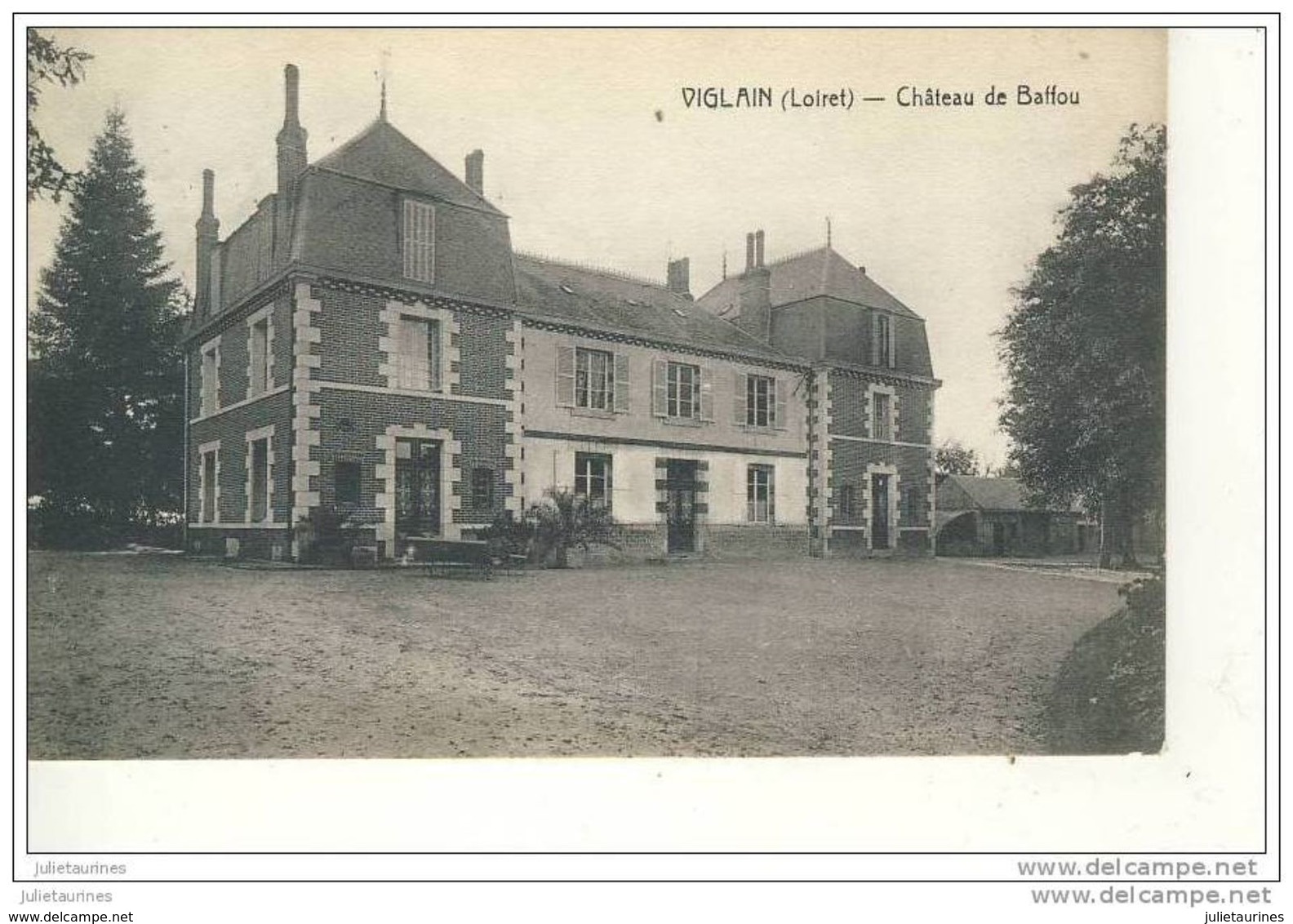 VIGLAIN CHATEAU DE BAFFOU CPA BON ETAT - Other & Unclassified