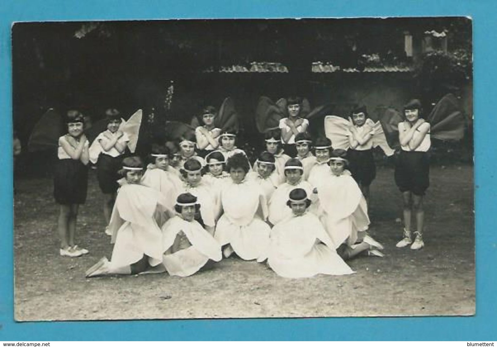 CPA PHOTO - Fête De L'école Enfants Photo A. PONS à CHAMPAGNE 77 - Champagne Sur Seine