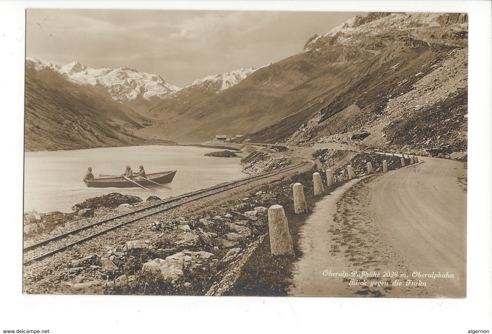 19366 -Oberalp-Passhöhe Blick Gegen Die Furka Barque - Autres & Non Classés