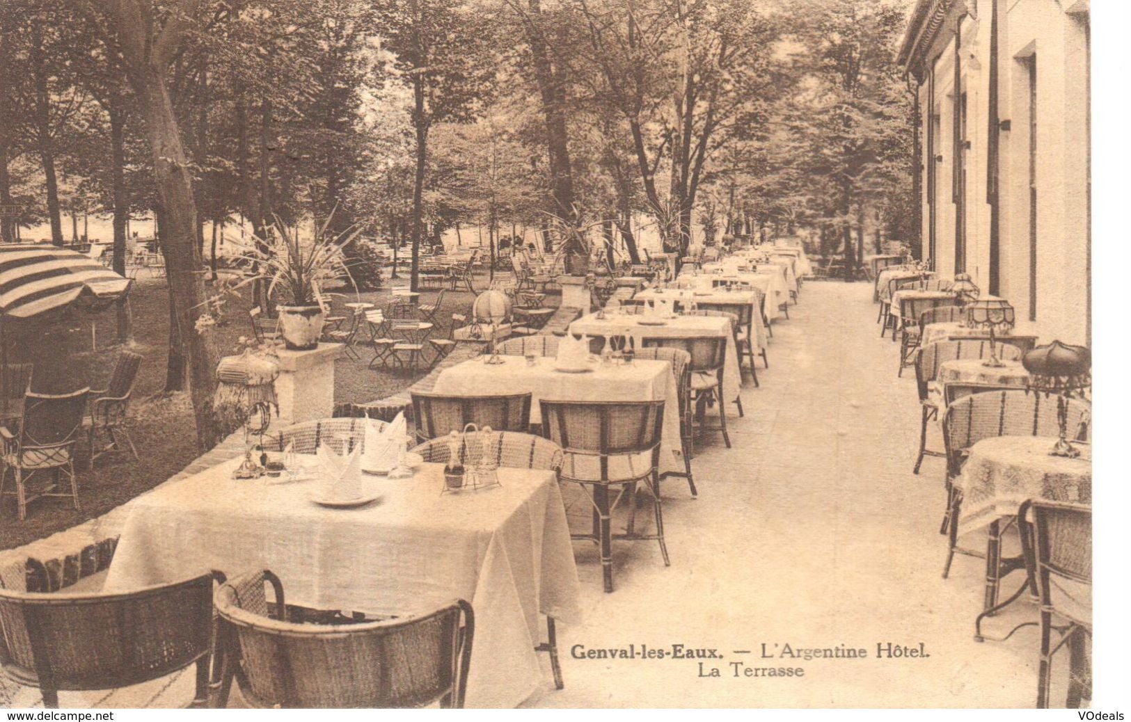 Rixensart - Geval - Genval Les Eaux - CPA - L'Argentine Hôtel - La Terrasse - Rixensart