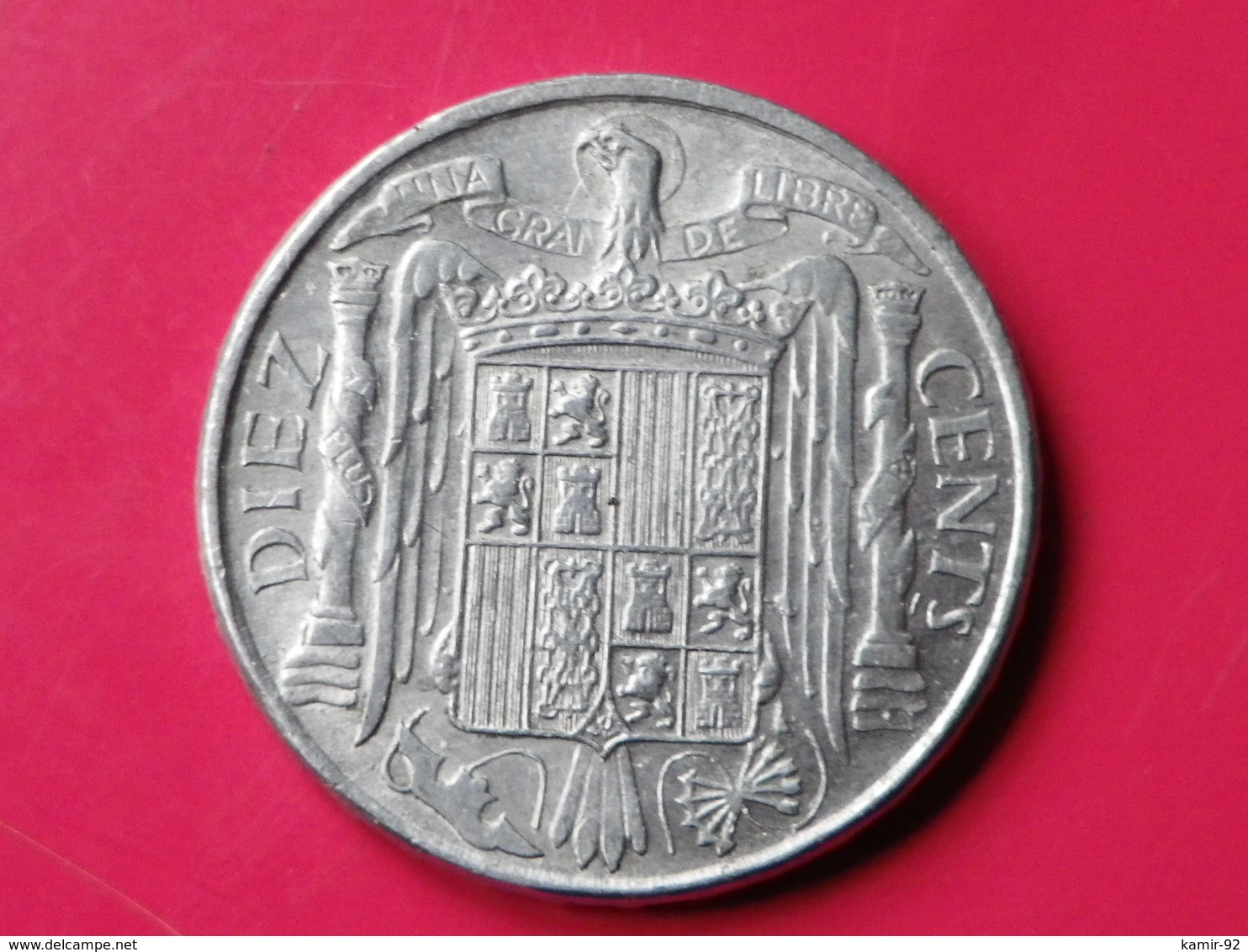 Espagne 10 Centimos 1953 Gouv.nationaliste Km#766     Lot1     Superbe  Aluminium - 10 Centiemen