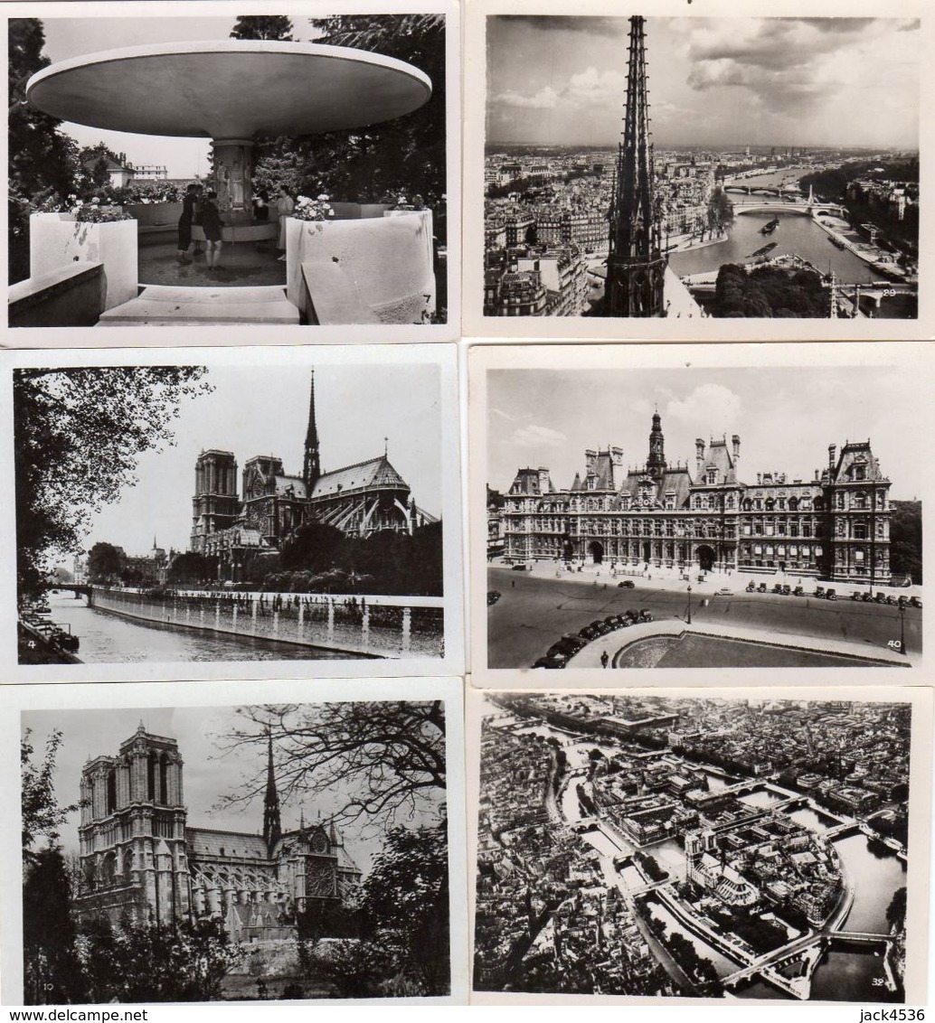 Lot De 24 Mini Photos - PARIS - 3 Scan. - Autres & Non Classés