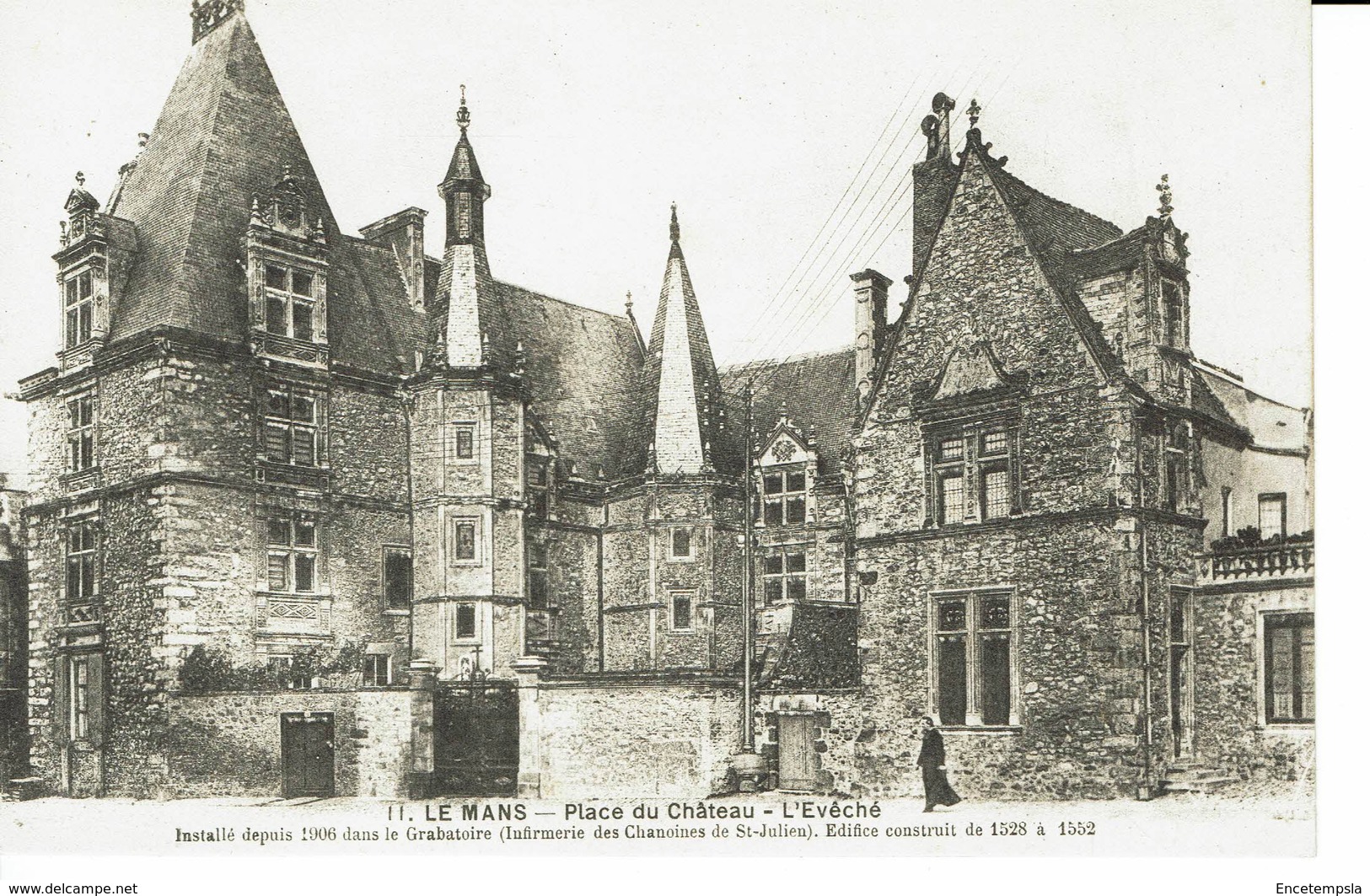 CPA - Carte Postale - FRANCE - LE MANS - Place Du Château - L'Evéché    (iv 195) - Le Mans