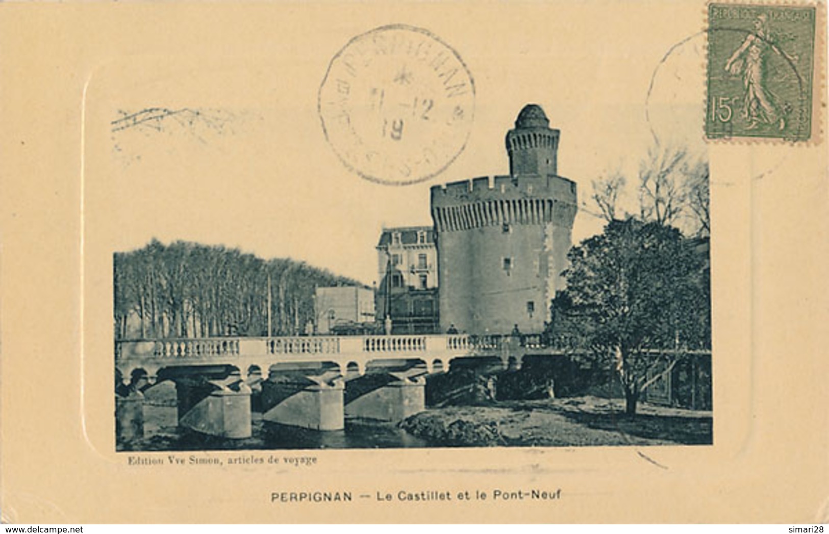 PERPIGNAN - LE CASTILLET ET LE PONT NEUF - Perpignan