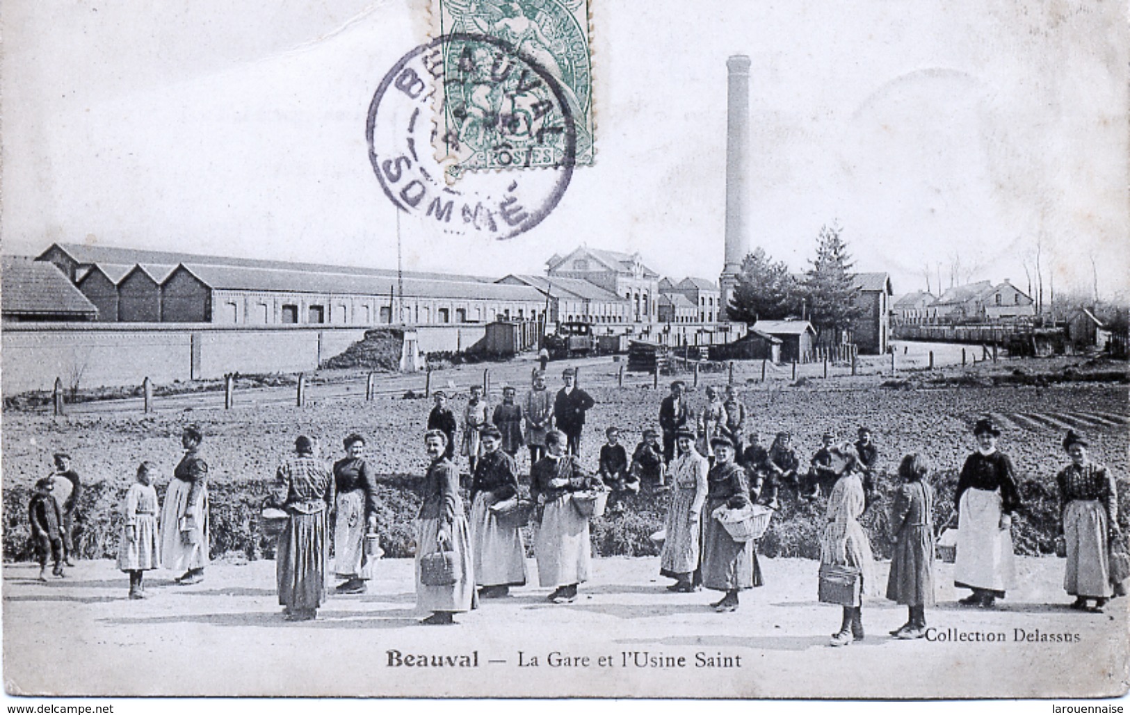 80 - Beauval  : La Gare Et L'Usine Saint . - Beauval