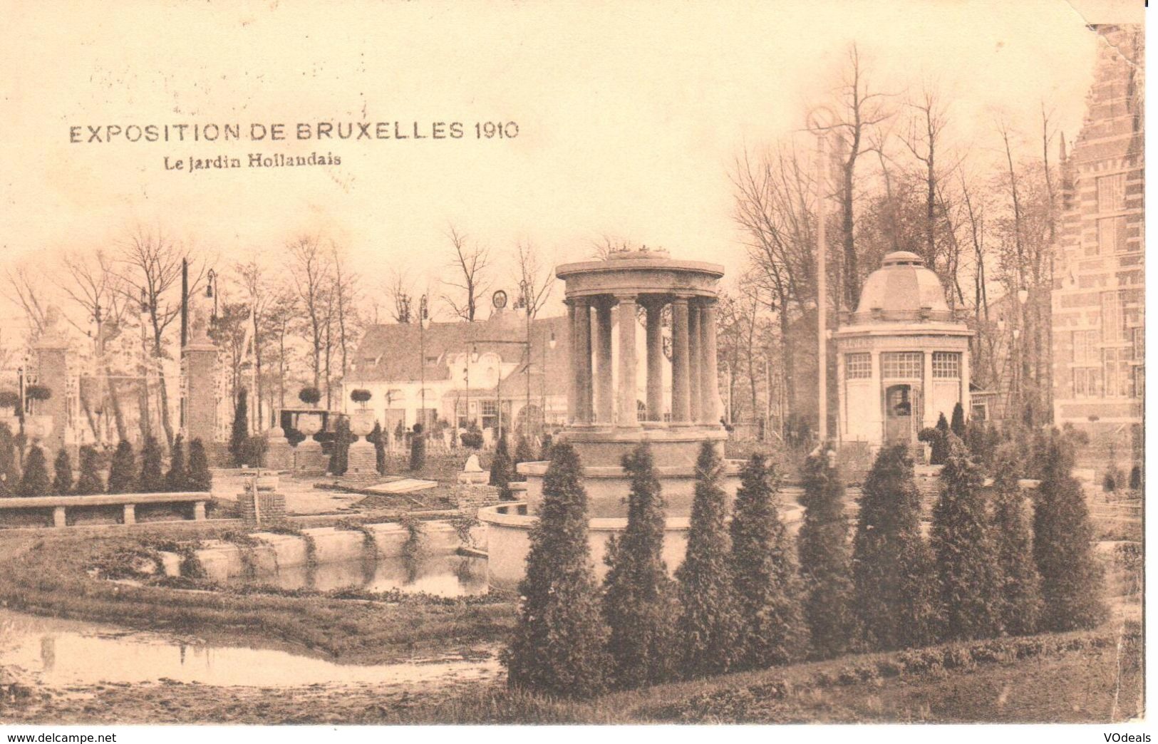 Bruxelles - CPA - Exposition De Bruxelles 1910 - Le Jardin Hollandais - Laeken