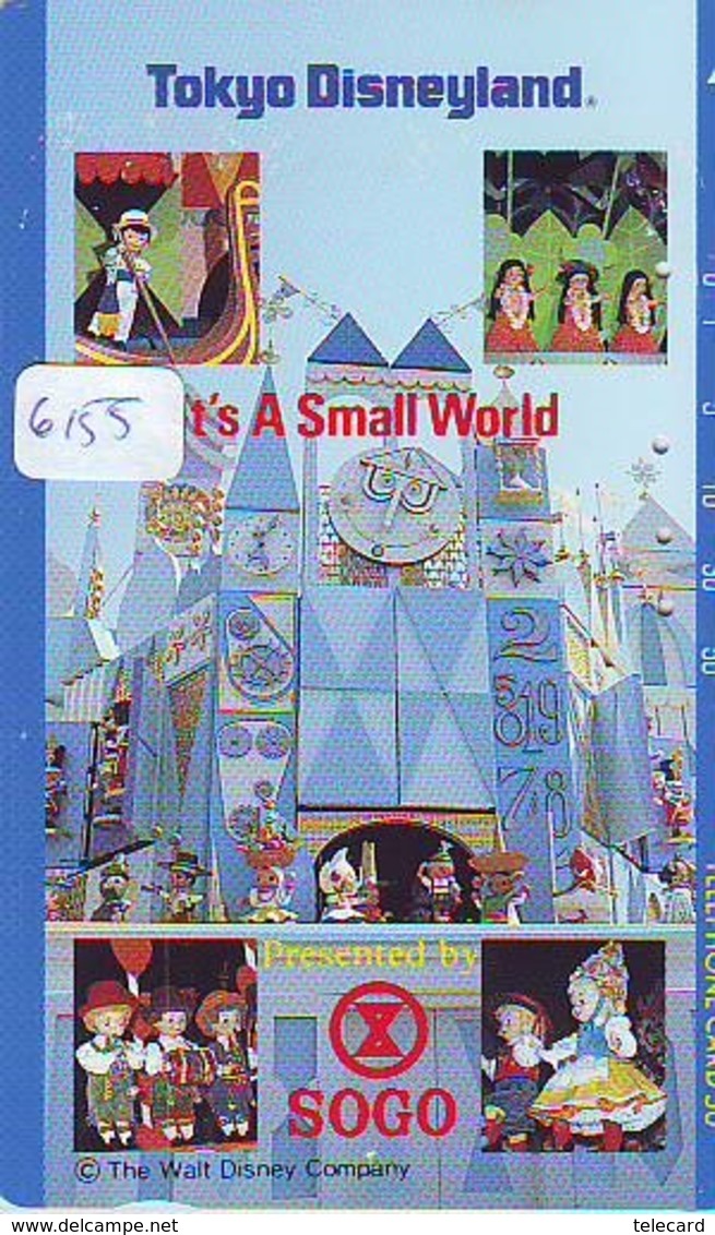 Télécarte Japon * 110-79072 - DISNEY DISNEYLAND - Série SMALL WORLD - ACCORDEON (6155) Japan Phonecard Telefonkarte - Disney