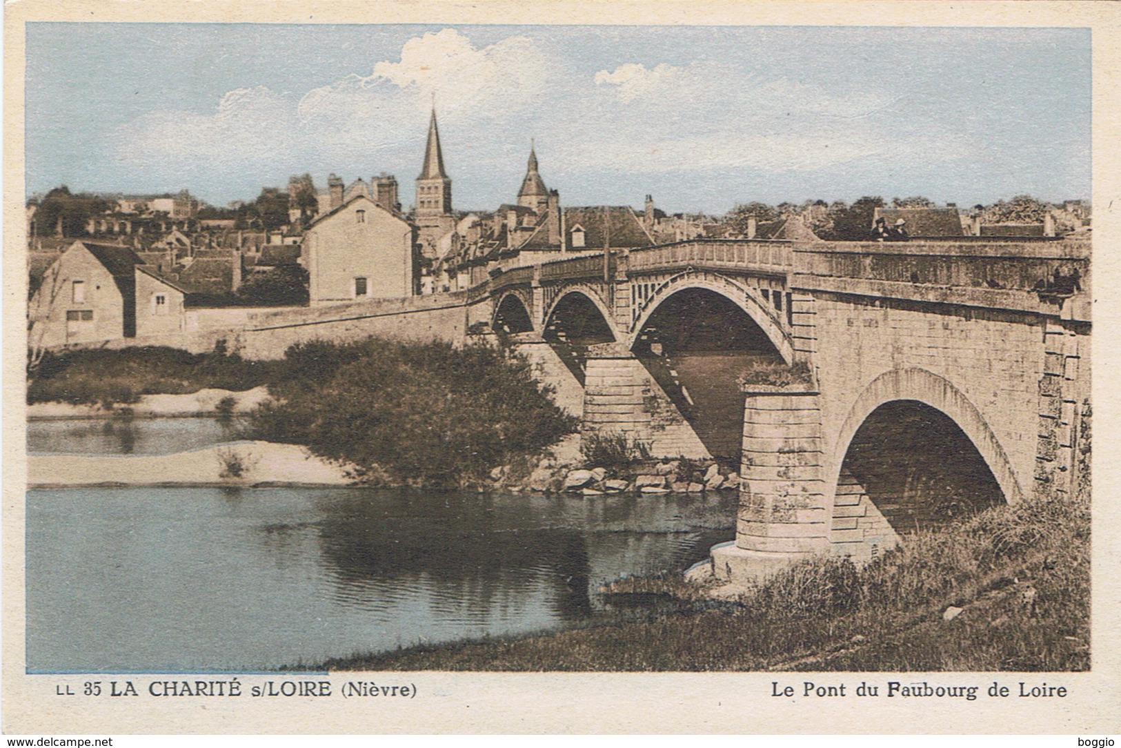 LA CHARITE SUR LOIRE Le Pont Du Faubourg De Loire CPA - La Charité Sur Loire