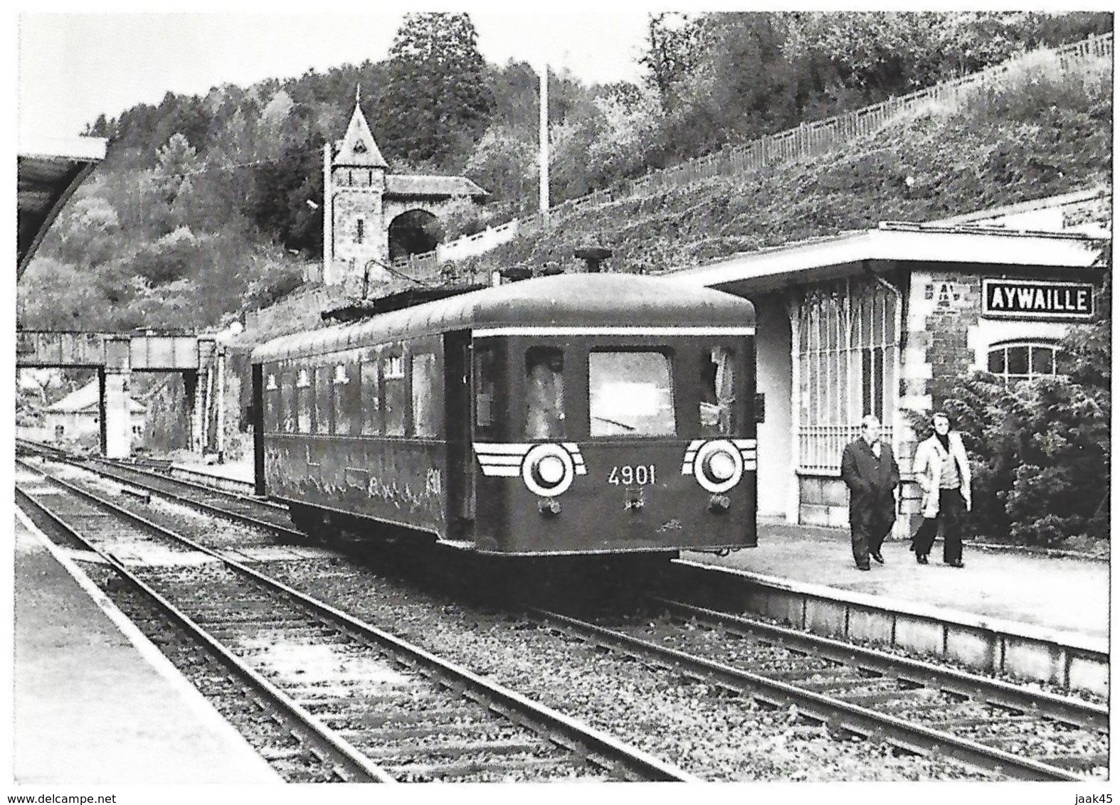 Autorail Série 49 En Gare D'Aywaille - Aywaille