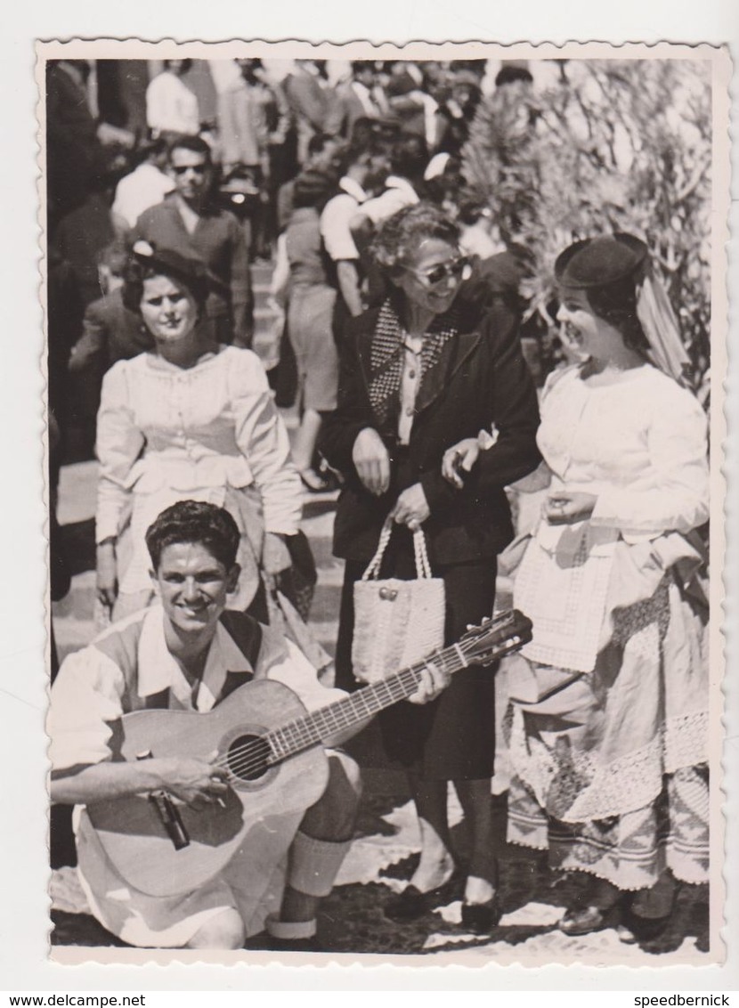 26415 Puelo Canairien -Grande Canarie Las Palmas -mai 1959 Guitare Chanteur Rue - Lieux