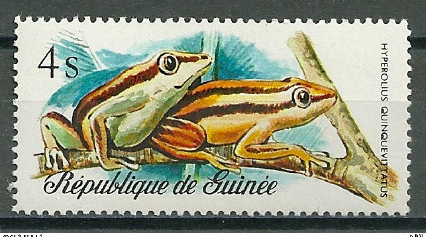 Guinea - Mi.Nr. 783** Frogs [1977] - Grenouilles