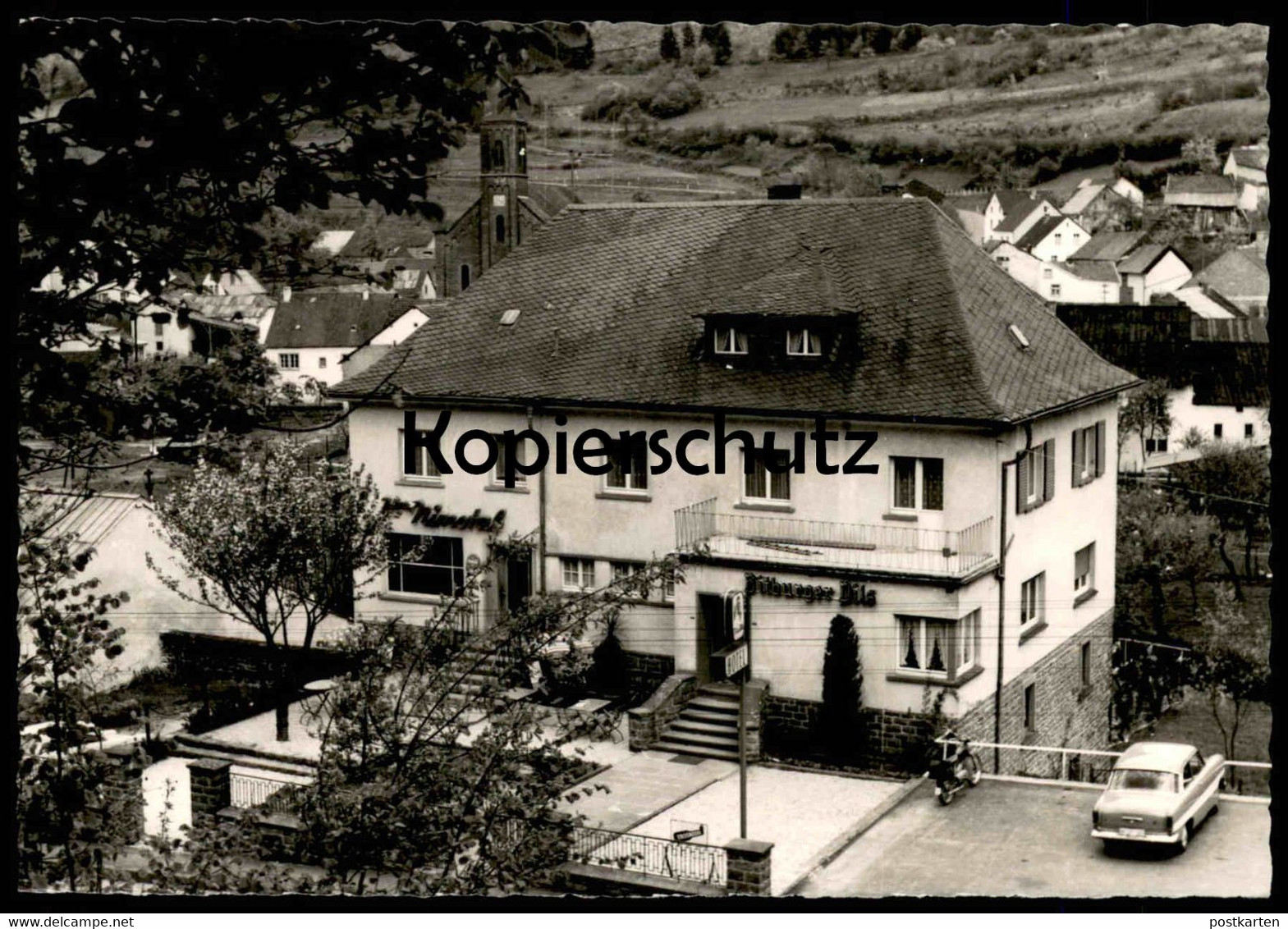 ÄLTERE POSTKARTE HOTEL NIMSTAL SEFFERN EIFEL Bitburger Land Moped AK Postcard Ansichtskarte Cpa - Sonstige & Ohne Zuordnung