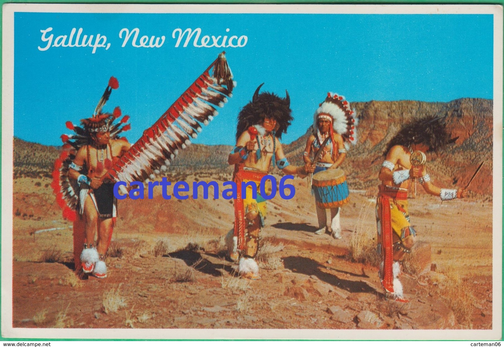 Etats-Unis - Gallup, New Mexico - The Indian Capital Of The World And Home Of The Inter-tribal Indian Ceremonials. - Autres & Non Classés