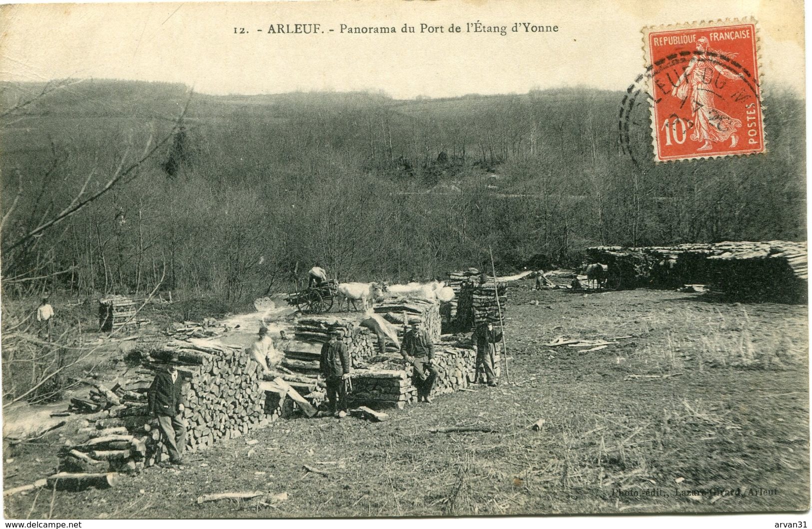 ARLEUF - PANORAMA Du PORT De L' ETANG D' YONNE - BEAU CLICHE RARE - - Autres & Non Classés