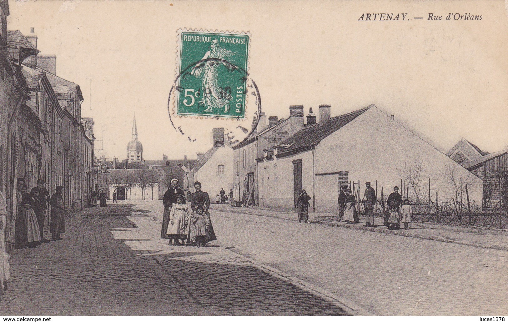 45 / ARTENAY / RUE D ORLEANS / ANIMEE - Artenay