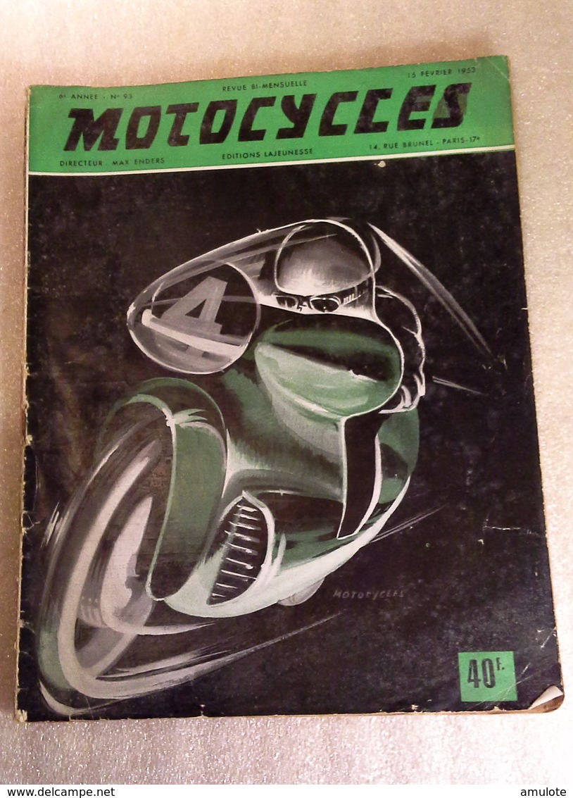 Motocycles lot de 8 anciens magazines 1952/1953