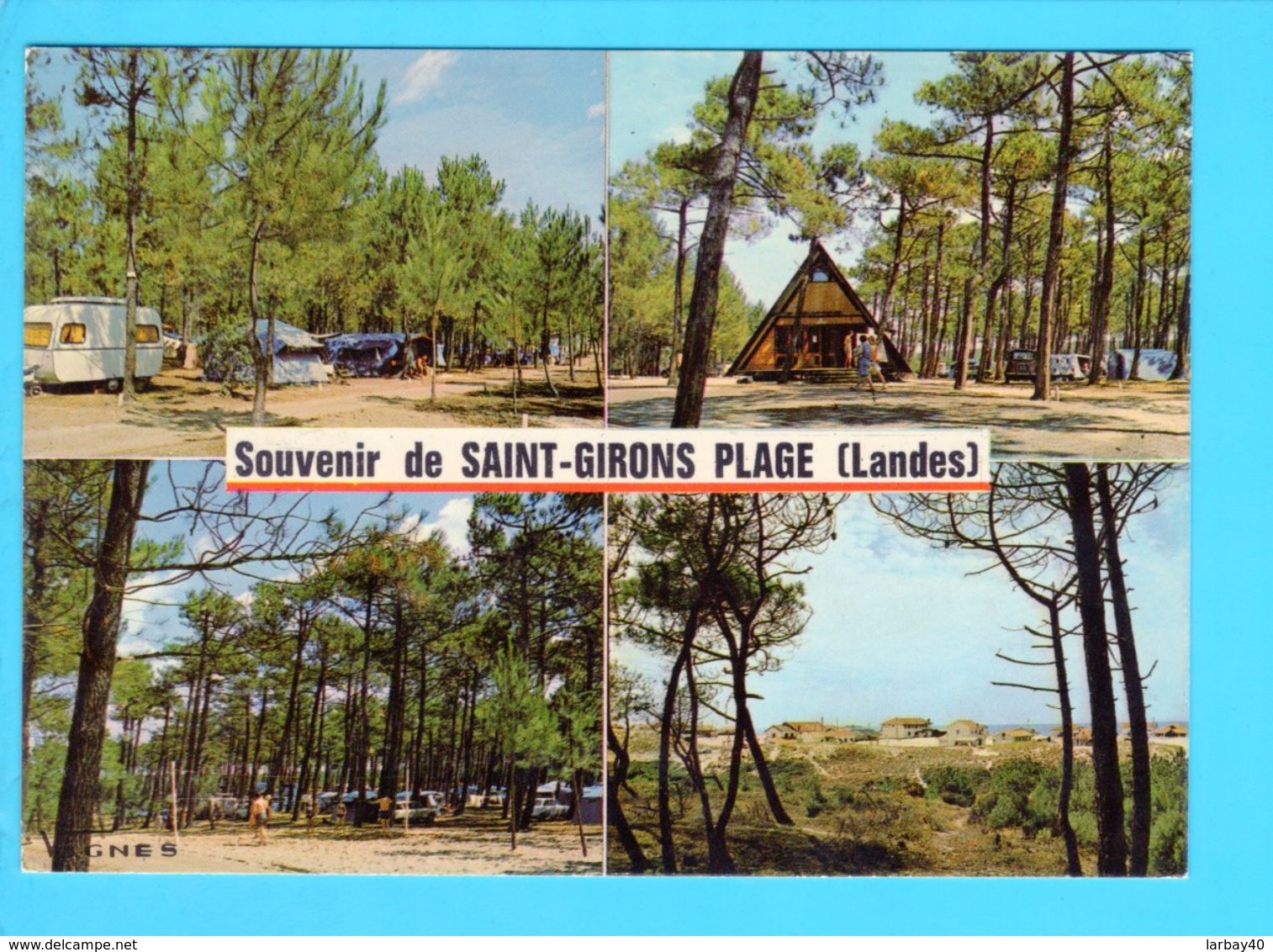 Cp Cartes Postales  - Souvenir De St Girons Plage - Autres & Non Classés