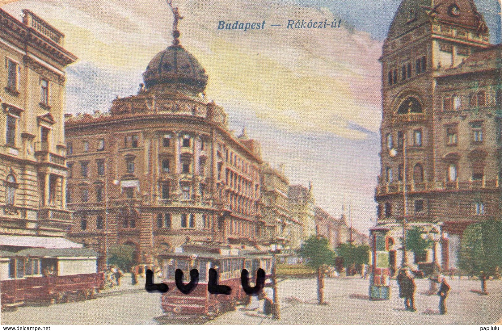 HONGRIE: Budapest Rakoczi-ut ( Tram ) - Hongrie