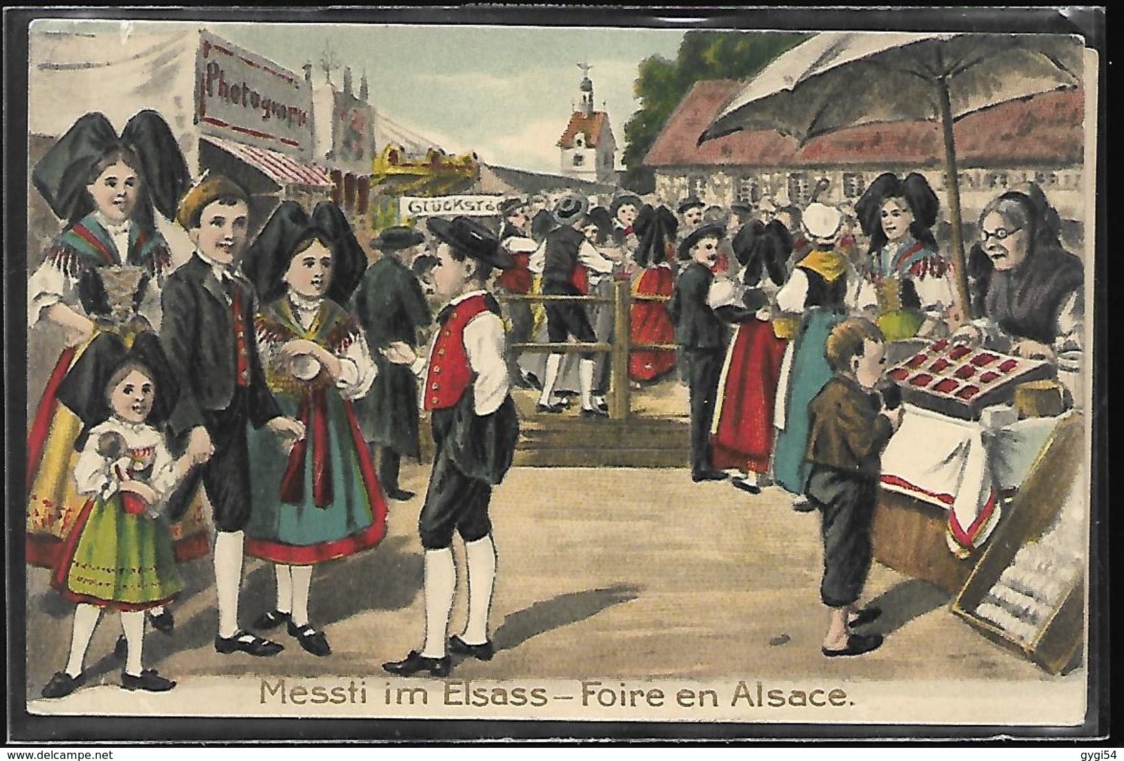 Messti Im Elsass  Foire  En Alsace - Costumes