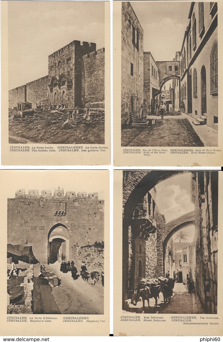 6 Cartes De JERUSALEM - Israele