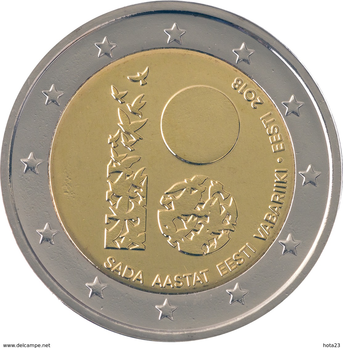 ESTLAND ESTONIA 2018 - 2 EURO 100 Jahre REPUBLIC 2 X 25 COINS  UNC 1 MINT ROLL - Estonie