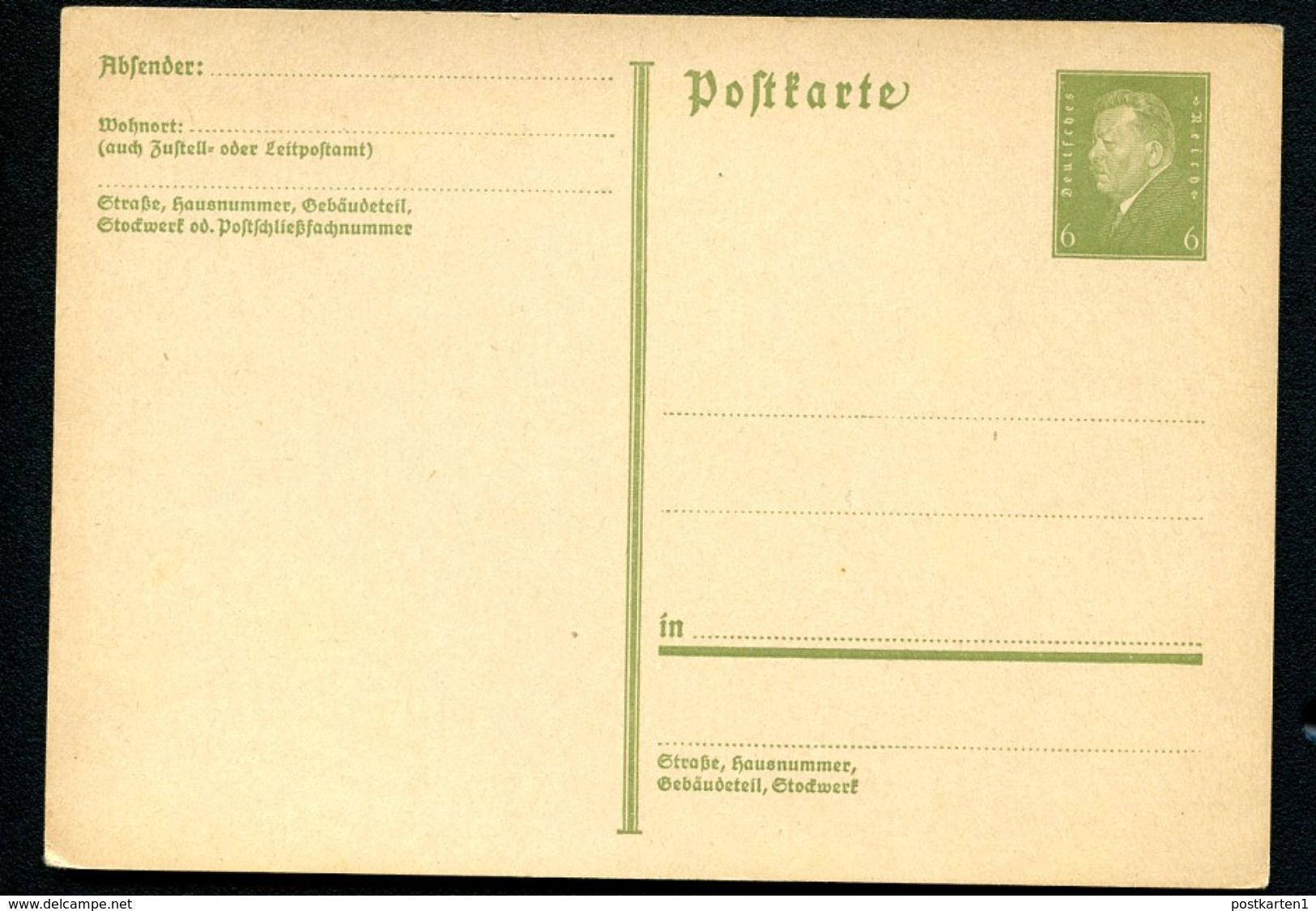 DR P199 I  Postkarte  ** 1932  Kat. 7,00 € - Tarjetas