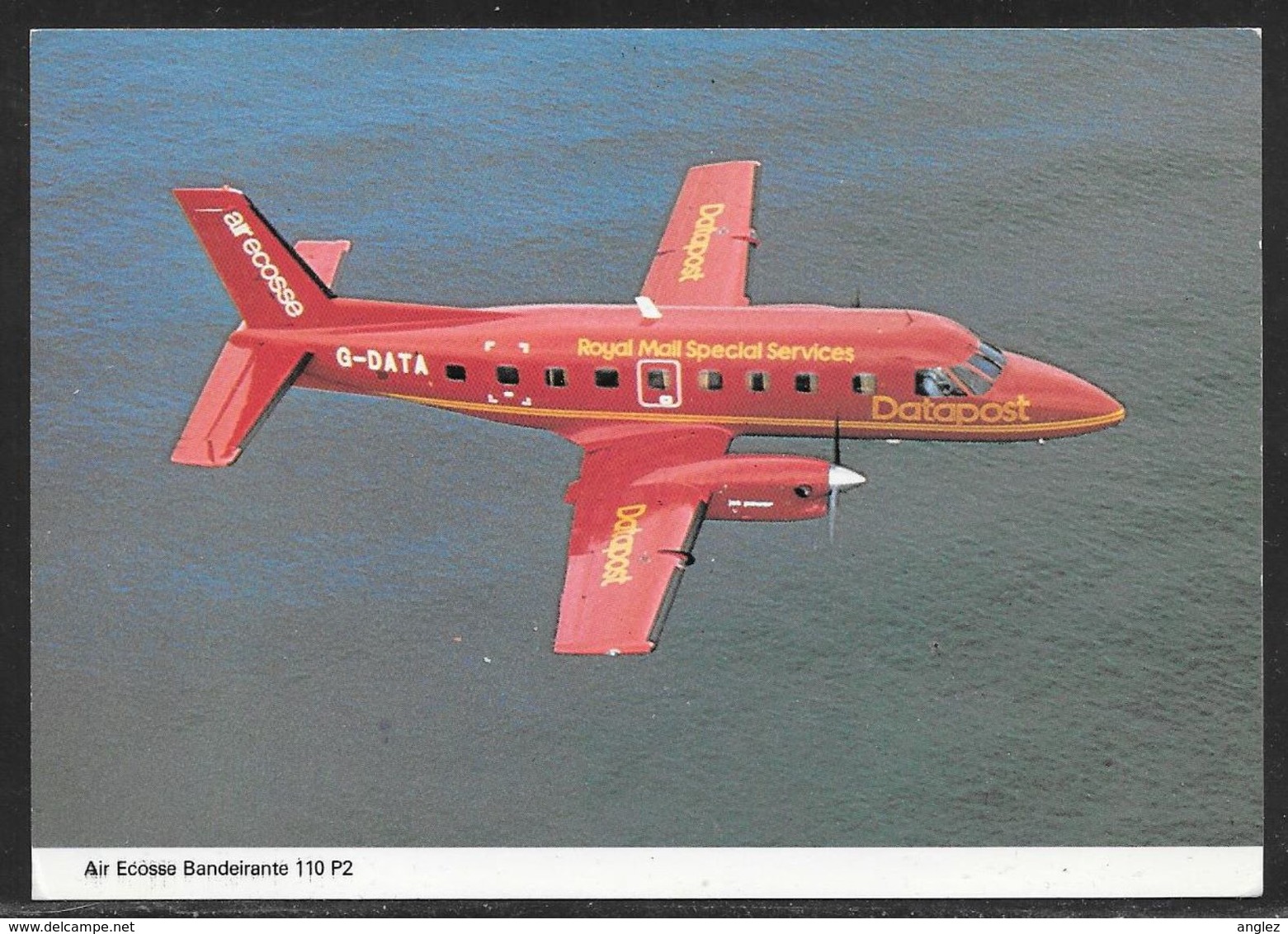 Air Ecosse Bandeirante 110 P2 Royal Mail Livery - Unused Postcard - 1946-....: Ere Moderne