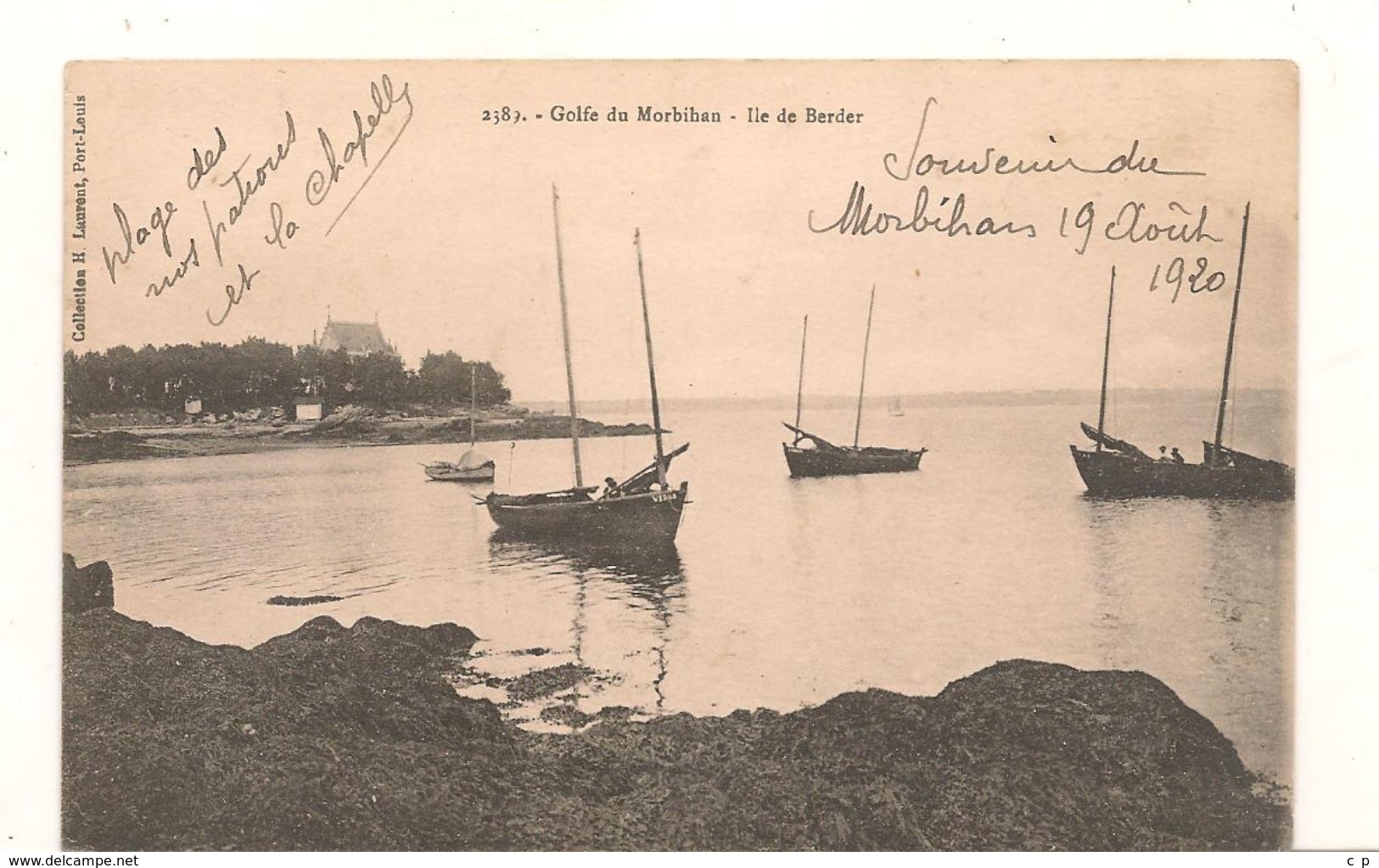 Larmor Baden - Ile De  Berder  - Golf Du Morbihan -  CPA° - Autres & Non Classés