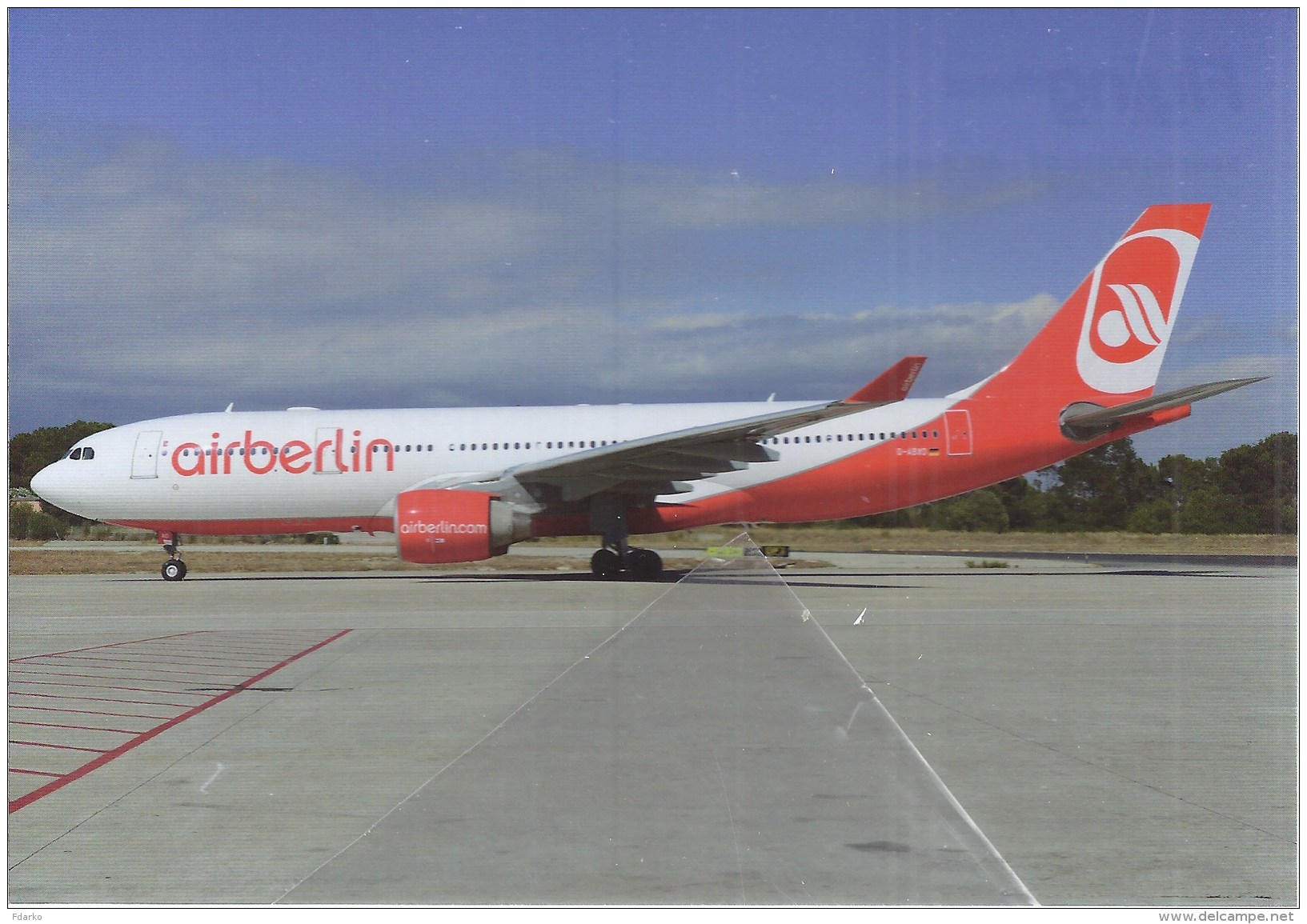 AirBerlin Airbus A330 D-ALPJ At Palma De Mallorca Spagna Berlin Air - 1946-....: Moderne