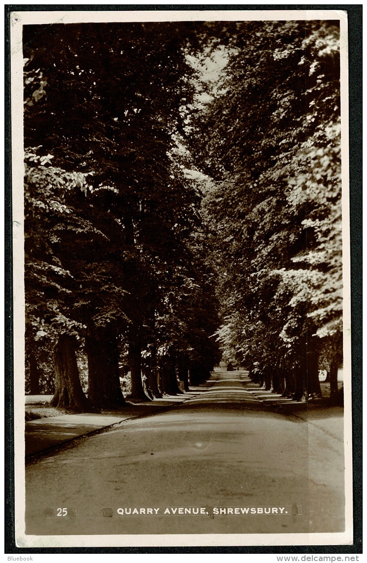 RB 1191 - 1937 Real Photo Postcard - Quarry Avenue - Shrewsbury Shropshire - Shropshire