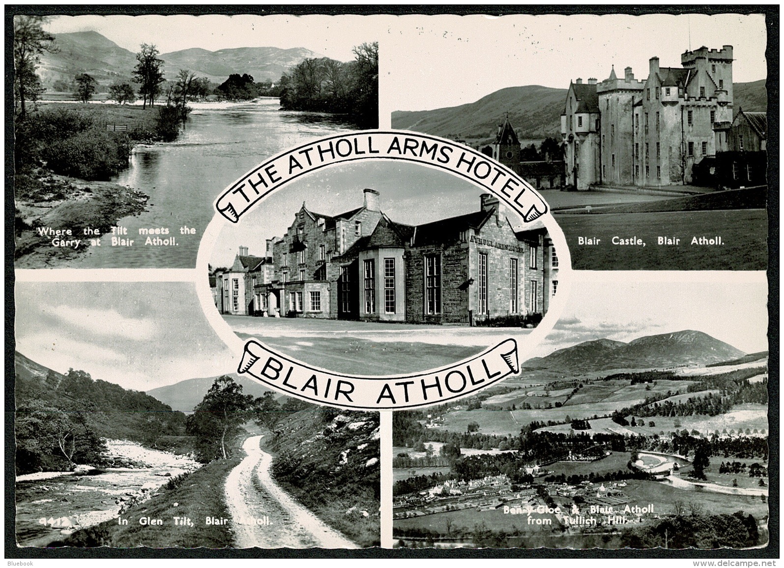 RB 1191 - Postcard - The Atholl Arms Hotel - Blair Atholl Perthshire Scotland - Perthshire