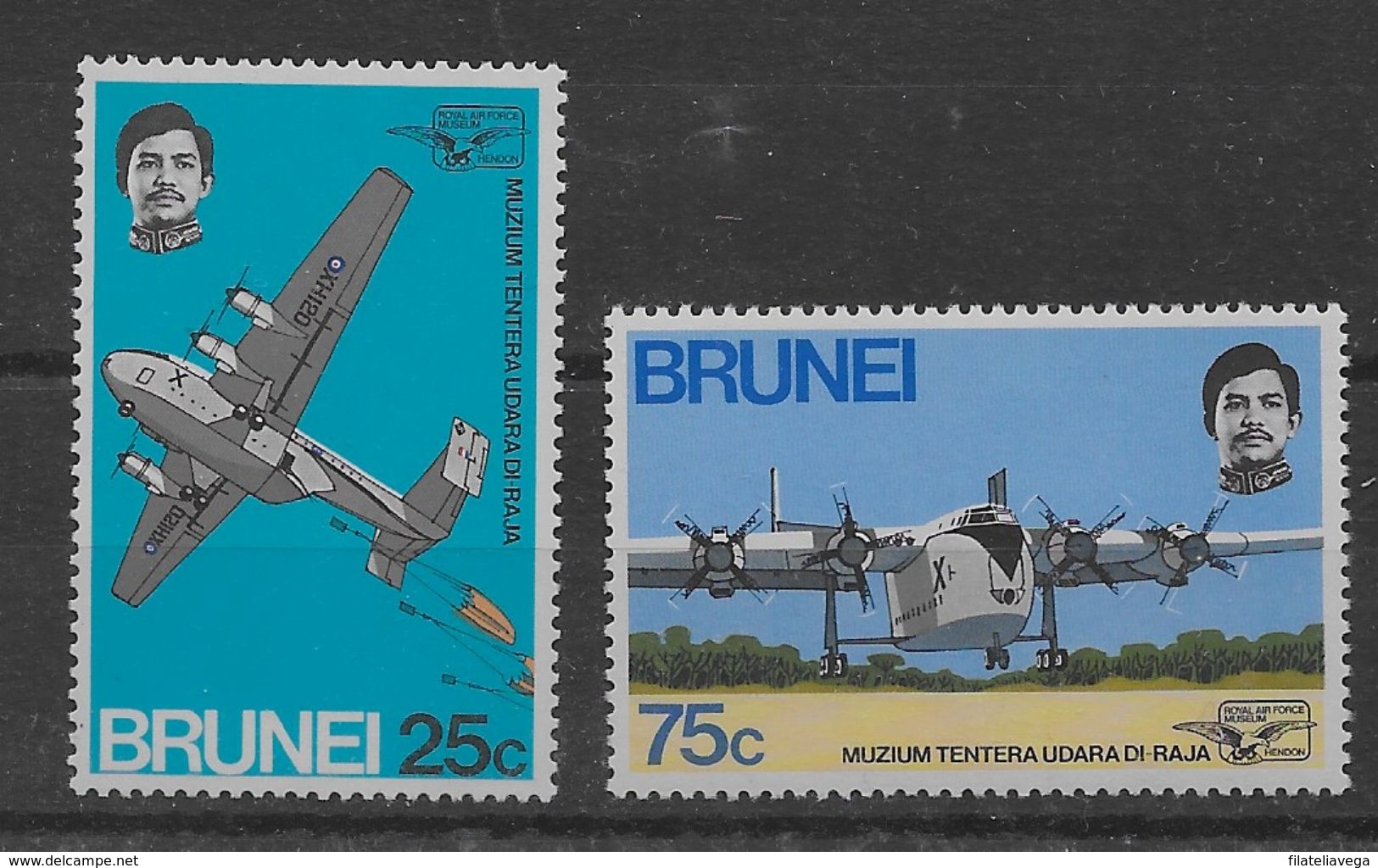 Serie De Brunei Nº Yvert 180/81 ** - Brunei (1984-...)