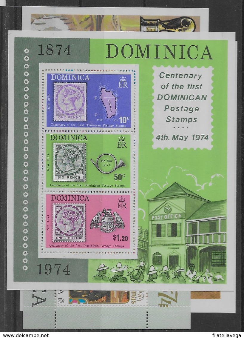 4 Hojas Bloque De Dominica Nº Yvert HB-24 A HB-27 (**). - Dominica (1978-...)