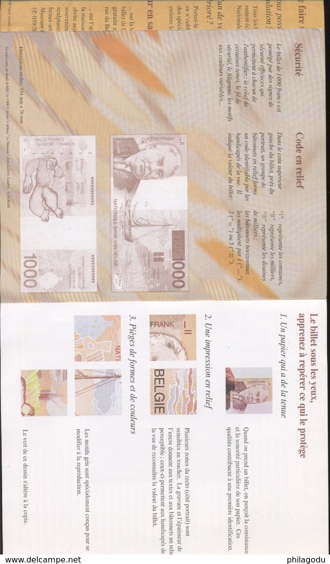 1000Francs  Toutes Les Explications  Document Jamais Plié - Other & Unclassified