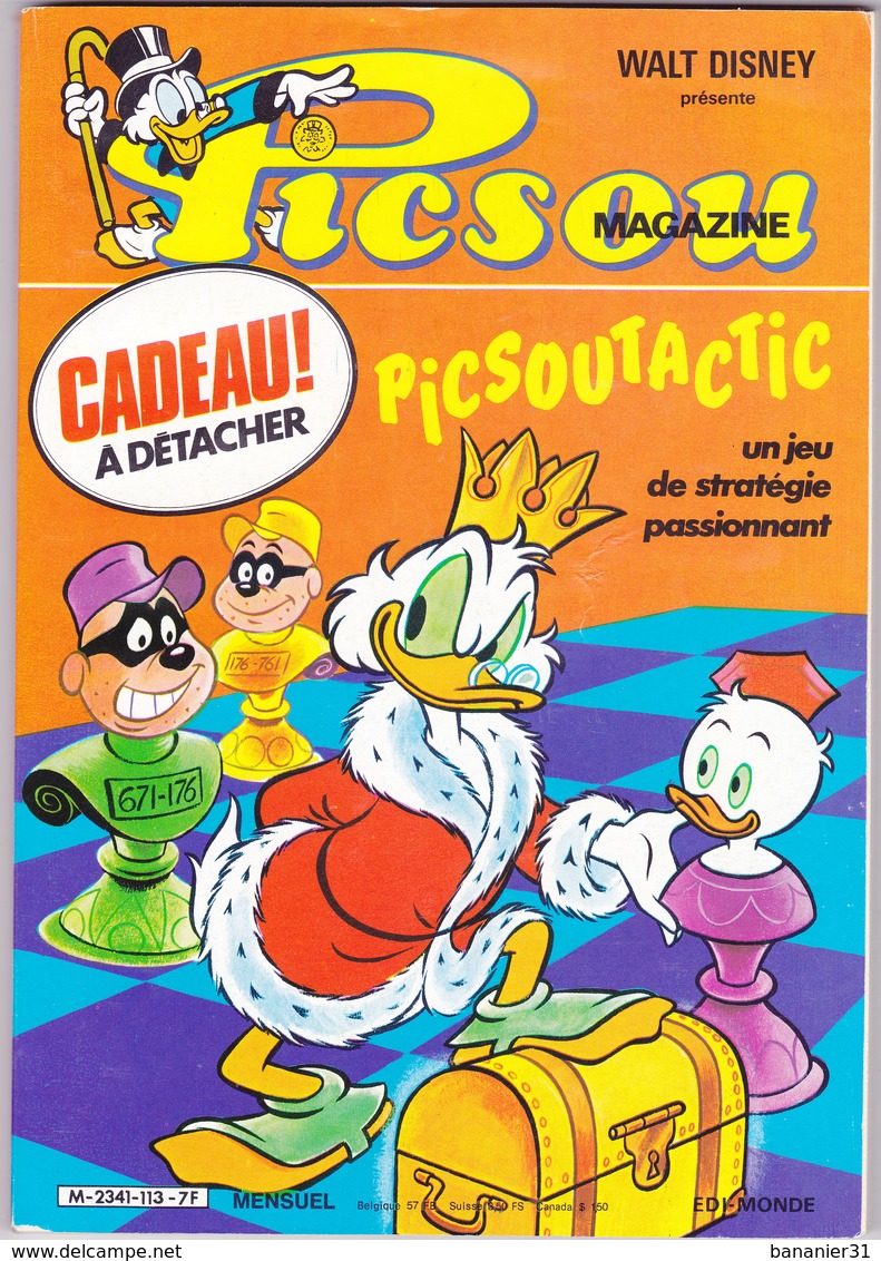 ¤ PICSOU MAGAZINE N°113 ¤ 07/1981 - Picsou Magazine