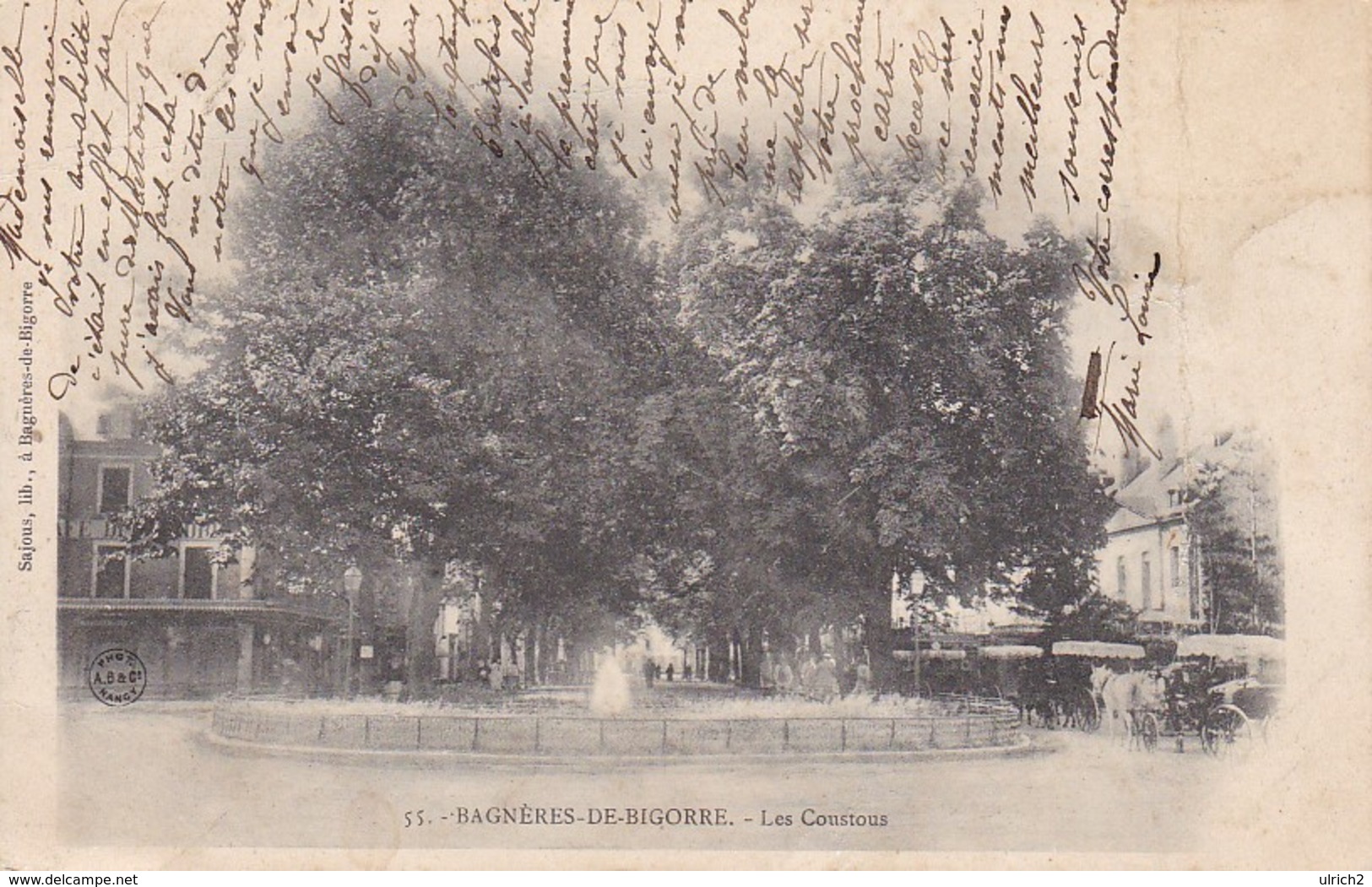 CPA Bagnères-de-Bigorre - Les Coustous - 1903 (33252) - Bagneres De Bigorre