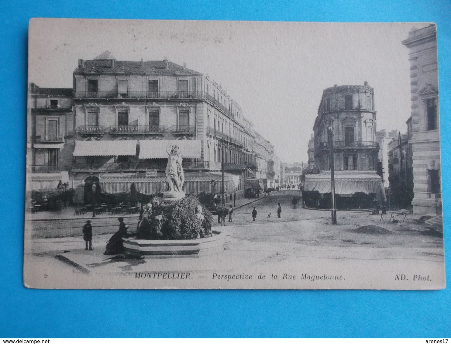 34 :MONTPELLIER : PERSPECTIVE De La RUE MAGUELONNE , C.P.A. ,carte En Très Bon état ,animée - Montpellier