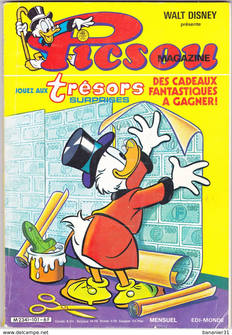 ¤ PICSOU MAGAZINE N°101 ¤ 07/1980 - Picsou Magazine