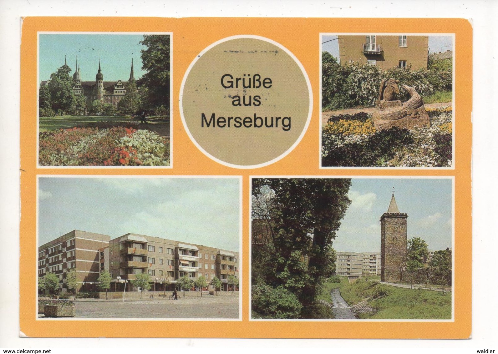 4200  MERSEBURG, NEUMARKTBRÜCKE     1986 - Merseburg