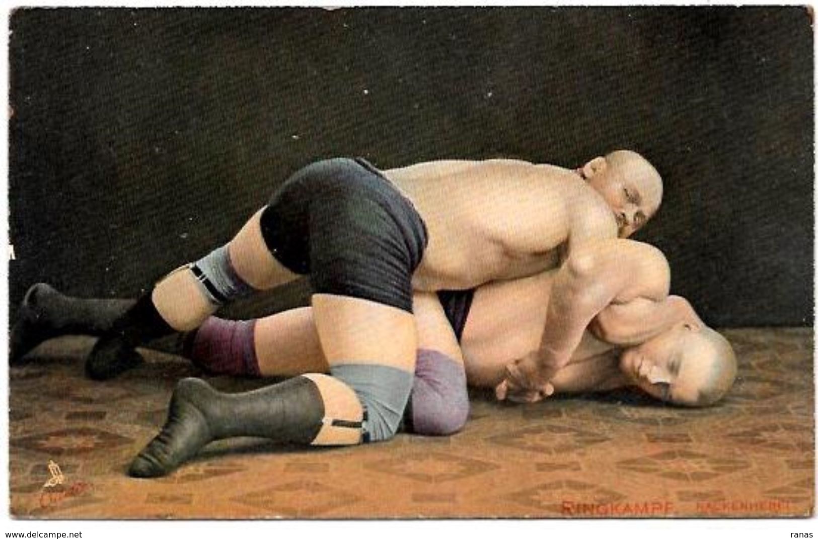 CPA Lutte Oilette Tuck's Non Circulé Ringkampf - Wrestling