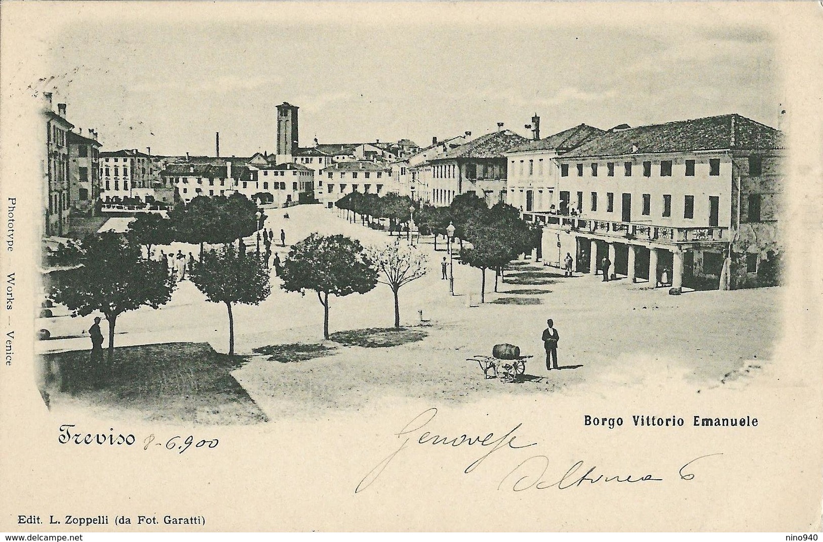 TREVISO - BORGO VITTORIO EMANUELE - F/P - V: 1900 - I - Treviso