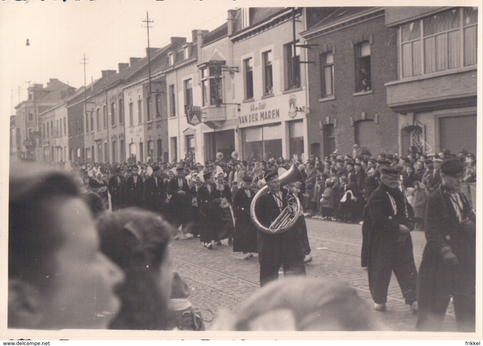 Foto Photo (7 X 10 Cm) La Louvière Carnaval 1956 Garage Van Der Maren - La Louvière