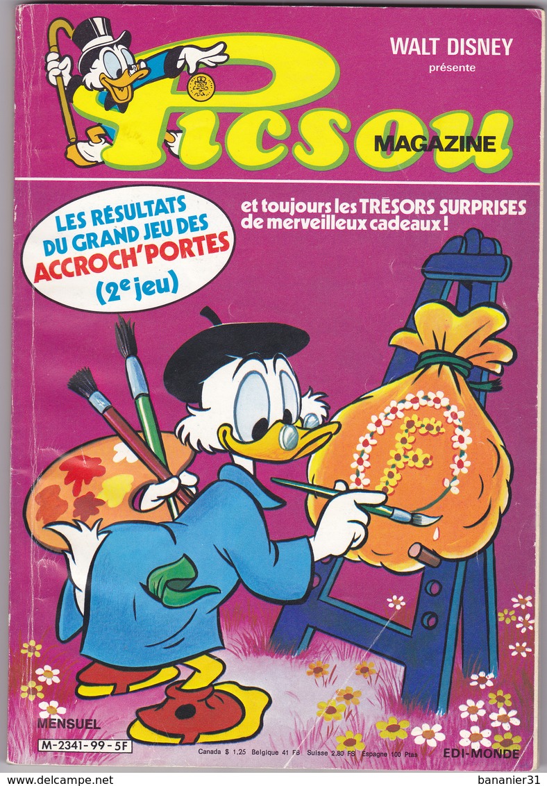 ¤ PICSOU MAGAZINE N°99 ¤ 05/1980 - Peintre - Picsou Magazine