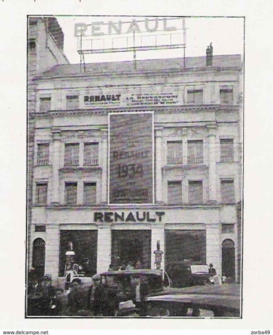 LE MANS  Garage  RENAULT 1934 - Unclassified