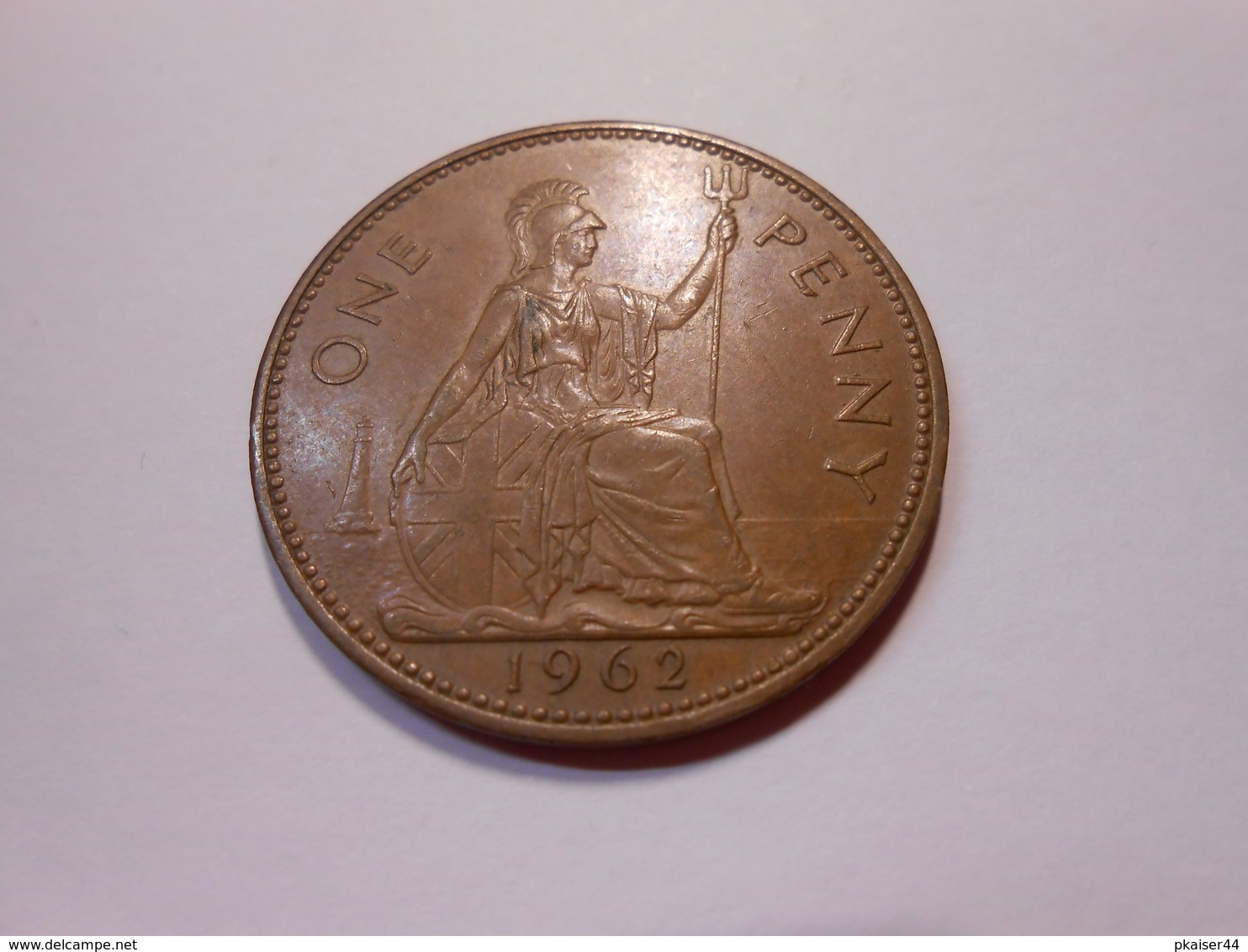 Grossbritannien One Penny  1962  Queen Elizabeth Ll - D. 1 Penny