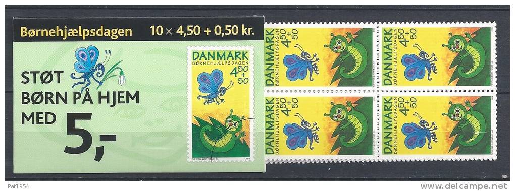 Danemark 2004 Carnet Neuf C1363 Avec Surtaxe Pour Journée De L'enfance - Libretti